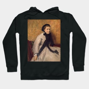 Portrait of a Woman in Gray by Edgar Degas Hoodie